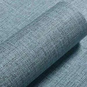 Yancorp 10ft Textured Fabric Teal Blue Wallpaper Faux Grasscloth Green Peel